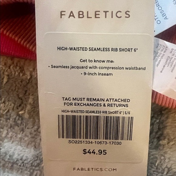 Fabletics Pink and Purple Athletic Shorts - Picture 6 of 6